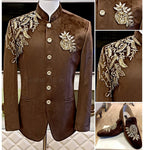 Custom-tailored embellished velvet prince coat | Prince Coat