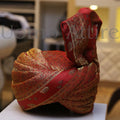 Self designed red rajasthani pagdri