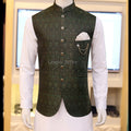 Gilet mehndi su misura Jamawar 