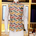 Gilet mehndi personnalisé multi couleurs