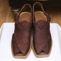 Beautiful maroon color norozi chappal