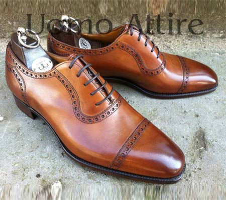 Scarpe formali firmate senape 