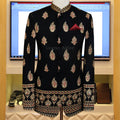 Prince Coat | Black Prince Coat | Prince Suit | Embellished Prince Suit