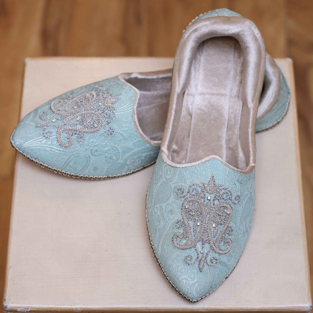 Desinger Shoes For Waistcoat new design | Designer Fabric Shoes for Groom