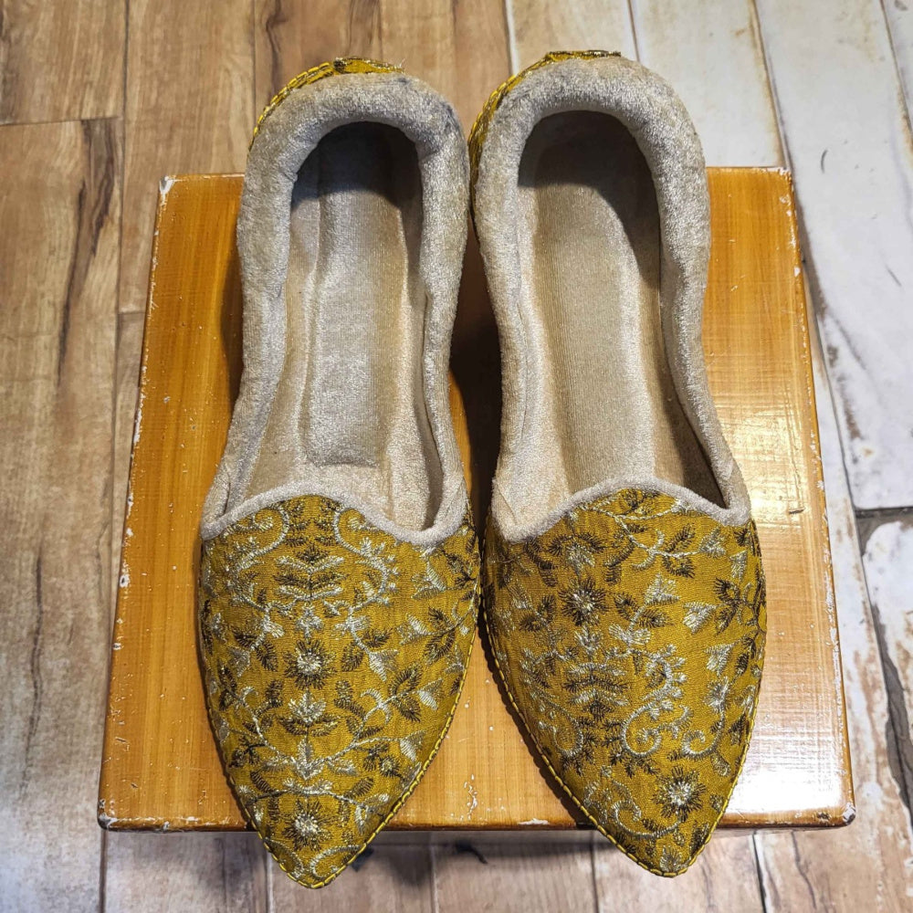 Embroidered Shoes For Waistcoat | Fabric Shoes for Waistcoat