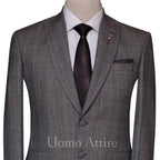 Bespoke Italian pure woolen fabric 2 piece suit