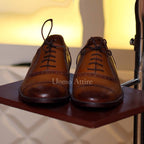 Bespoke Italian pure woolen fabric 2 piece suit shoes
