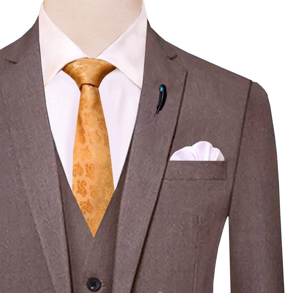 Bespoke three piece suit for men