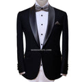 Black customized tuxedo two piece suit