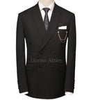 Charcoal grey double breasted 2 piece suitCharcoal grey double breasted 2 piece suit, double breasted suit
