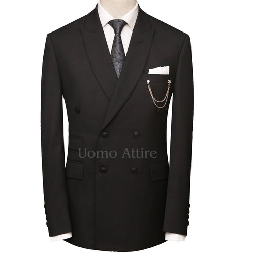 Charcoal grey double breasted 2 piece suitCharcoal grey double breasted 2 piece suit, double breasted suit