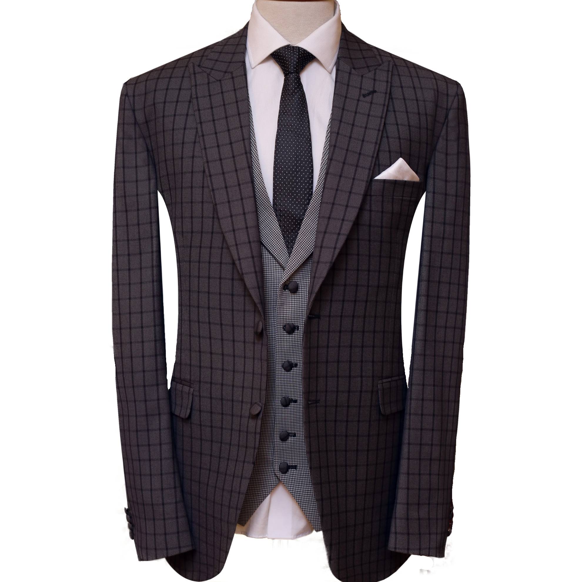 Men's Check Suits – Uomo Attire