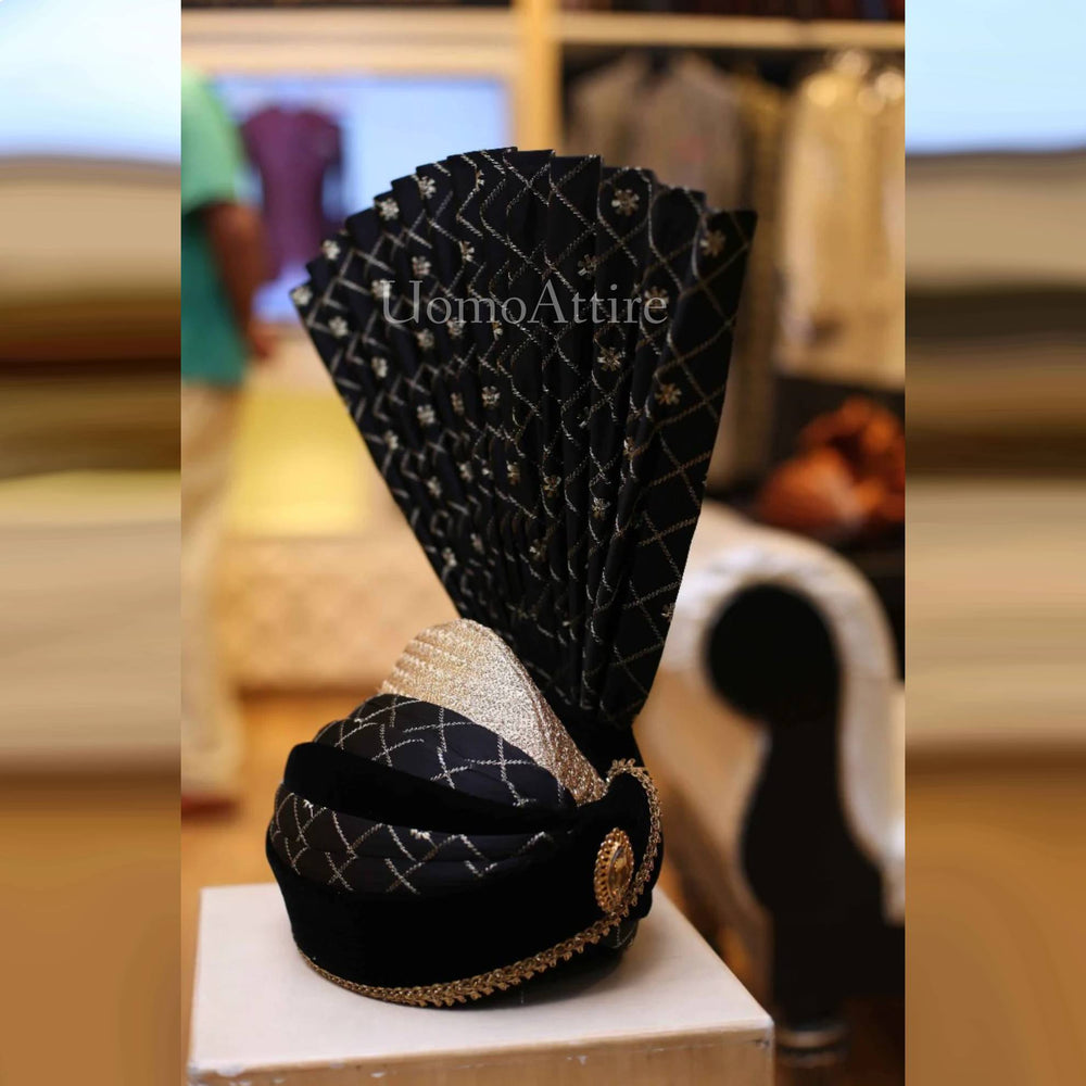 Custom Made Black Aitchison Kulla – Uomo Attire