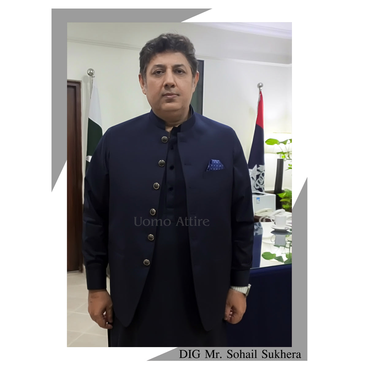 Il nostro rispettabile cliente FELICE, DIG Mr. Sohail Sukhera Saheb 