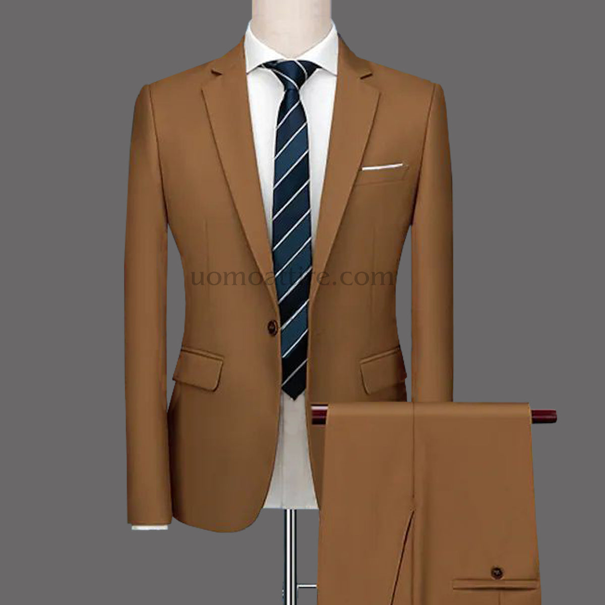 Mens Suit Shop's Golden 2-Piece Suit