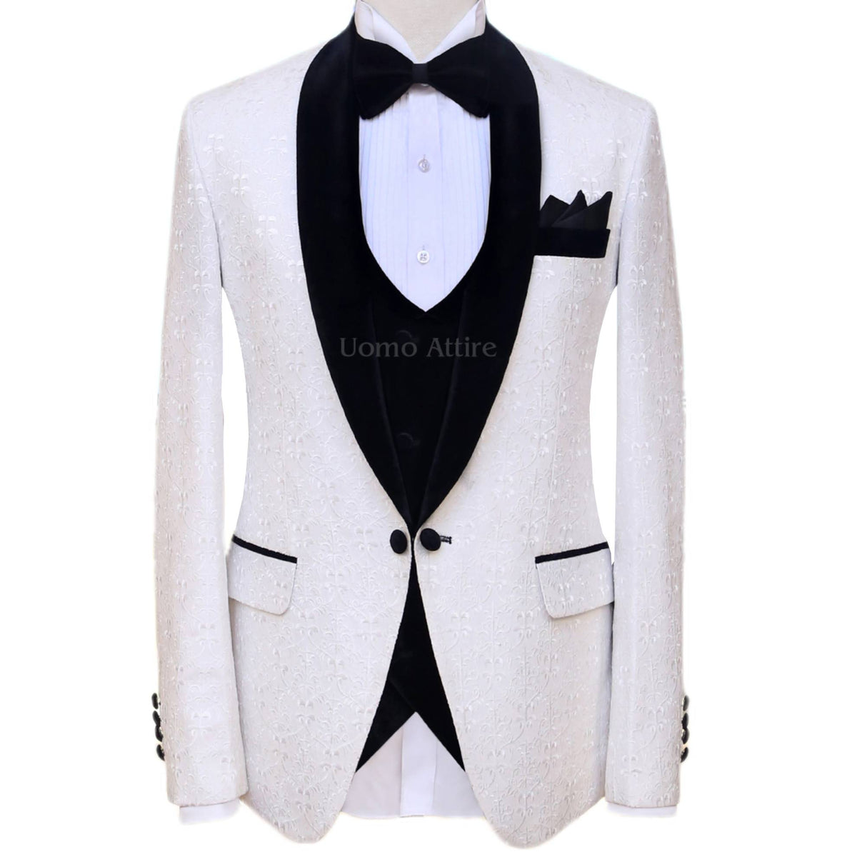Italian slim fit mens tuxedo 3 piece suit
