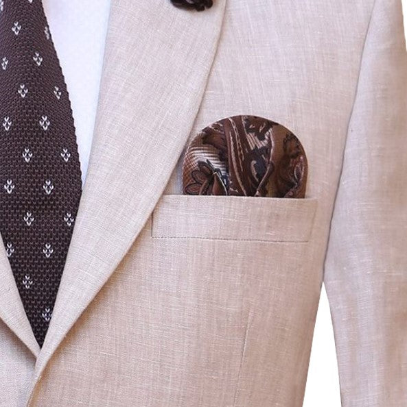 
                  
                    Linen fabric summer 2 piece suit
                  
                
