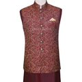 Pure Embossed Karandi Waistcoat