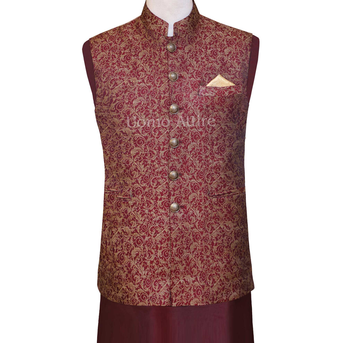 Gilet Karandi puro goffrato 