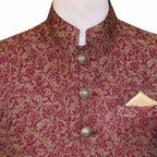 Pure Embossed Karandi Waistcoat