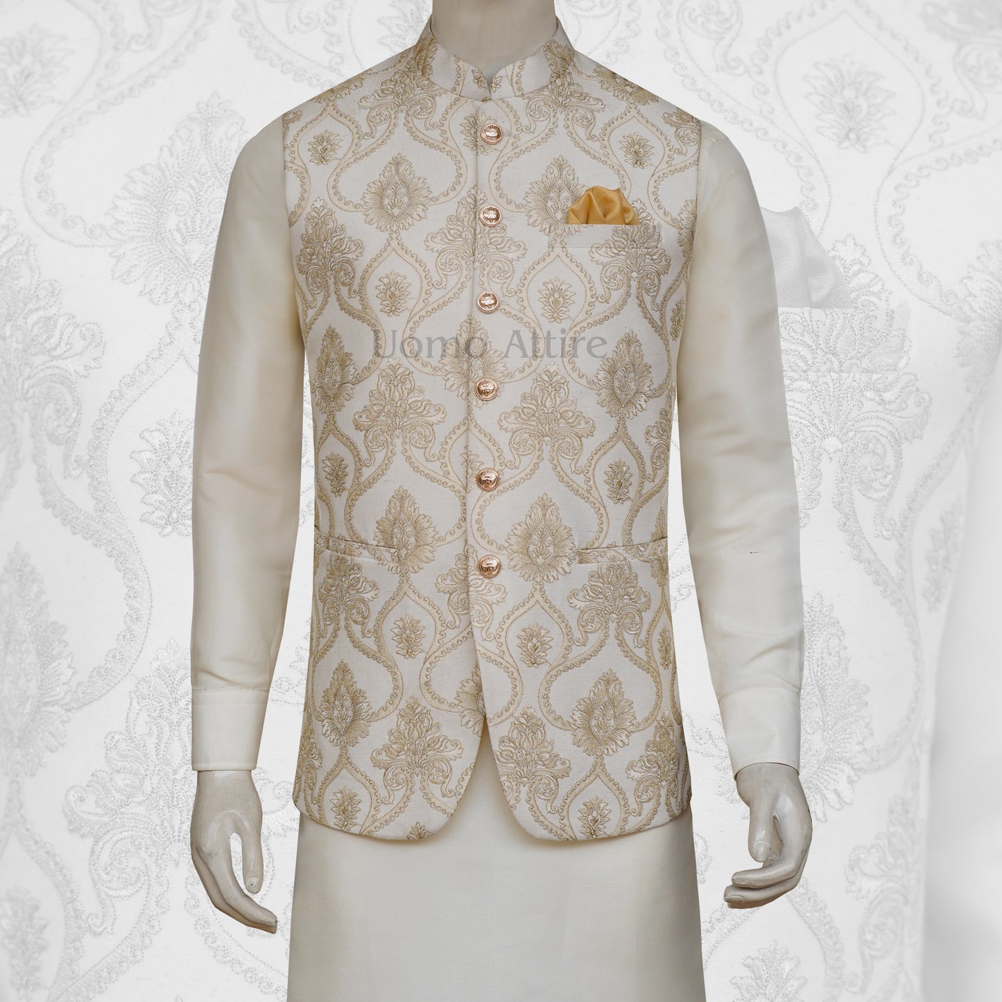 
                  
                    Luxury bespoke embroidered waistcoat for men
                  
                