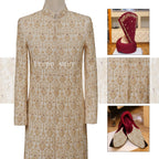 Custom made fully embellished sherwani for groom | Sherwani for groom