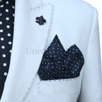 Custom Made Linen fabric double breasted 2 piece, white double breasted suit, double breasted 2 piece suit