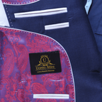 Mens suit shop's midnight blue 3 piece suit -  blue suits for men