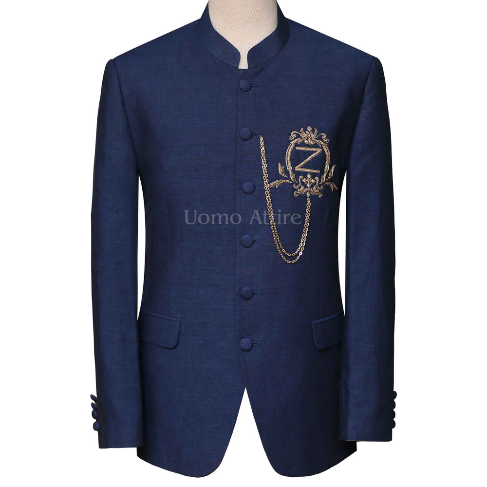 Embellished prince coat with initials of your name