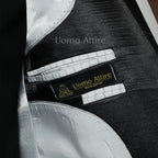 Handmade white and black contrast tuxedo 3 piece suit, white tuxedo suit, black tuxedo suit, tuxedo suit